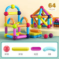 Blocos Magnéticos ForKids | Construções 3D Criativas Para Crianças